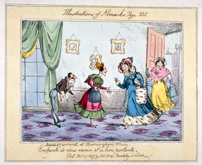 „Příjezd Louisy do Birmingham House“, 1827 od SW Fores