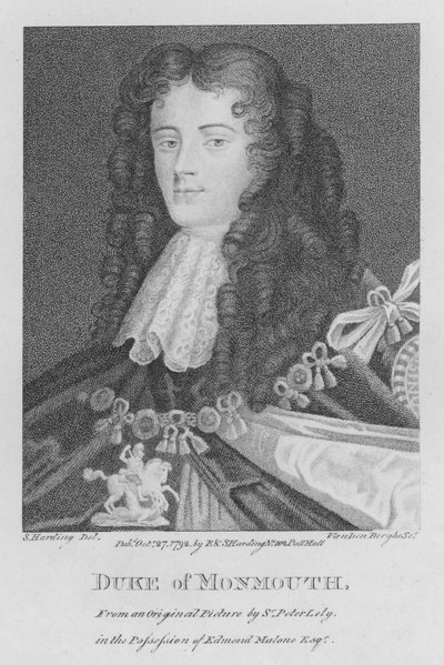 Vévoda z Monmouthu (rytina) od S. (after) Harding