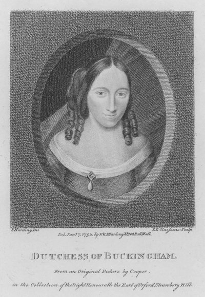 Vévodkyně z Buckinghamu (rytina) od S. (after) Harding