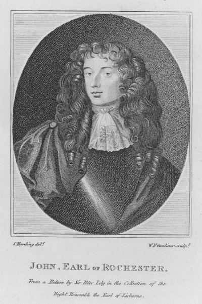 John, hrabě z Rochesteru (rytina) od S. (after) Harding
