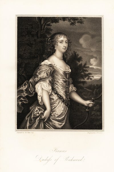 Portrét Frances Stuart, vévodkyně z Richmondu od S. Freeman