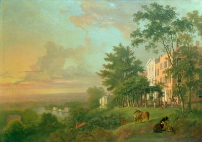 Pohled z terasy, Richmond Hill od S. Gilpin