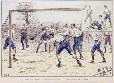 Corinthians vs. Preston North End v Richmondu – Třetí gól, z 