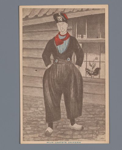 Moje poslední uniforma (název na předmětu) od S. de Jongh