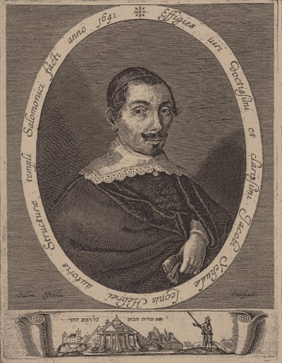 Portrét Jacoba Judah Leon 1602-1675 od Salom Italia