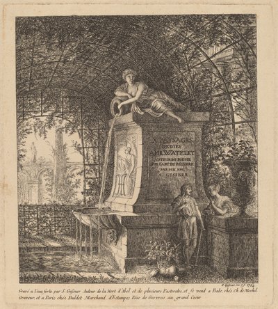 Fontána v letohrádku, 1764. od Salomon Gessner