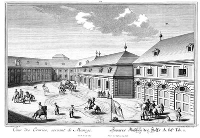 Pohled na Marstallhof od Salomon Kleiner