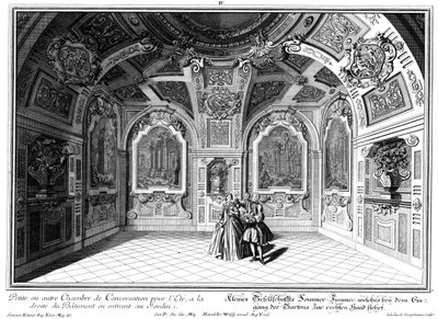 Malý salon ve východním křídle od Salomon Kleiner