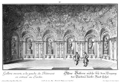 Otevřená galerie v západním křídle od Salomon Kleiner