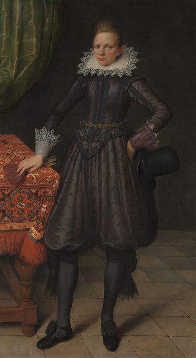Portrét Petera Courtena Portrét Petera Courtena (1599-1624) od Salomon Mesdach (attributed to)