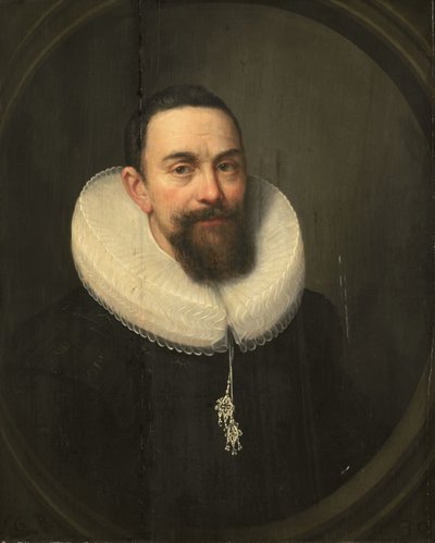 Portrét sira Pietera Courtena (1581-1630) od Salomon Mesdach (circle of)