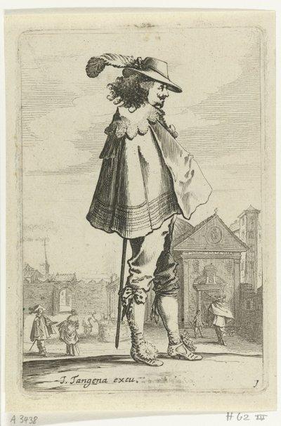 Stálý důstojník a profil Ozbrojení důstojníci a vojáci (název série) od Salomon Savery