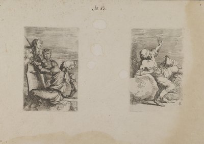 (Série figurek) Tři vojáci od Salvator Rosa