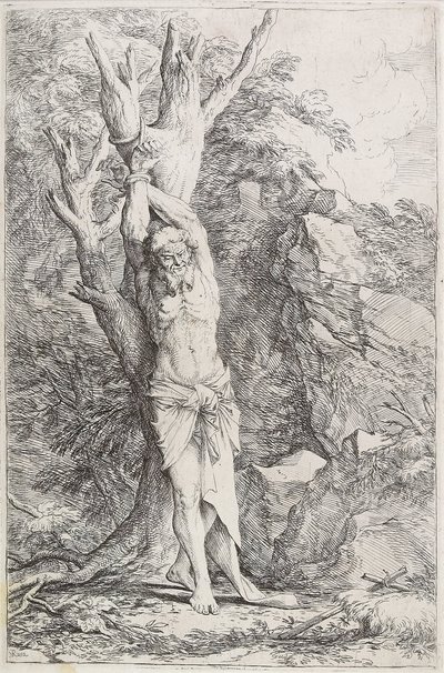 Albert (trpící pokáním, které si sám uložil) od Salvator Rosa