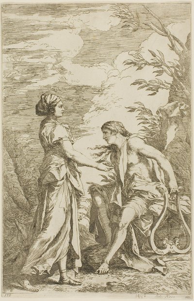 Apollo a Kumská Sybila od Salvator Rosa