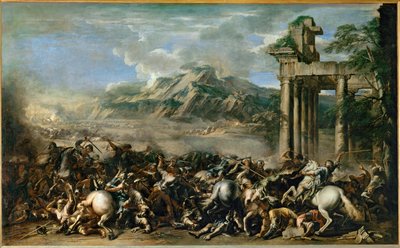 Bataille heroique - Hrdinská bitva ... od Salvator Rosa