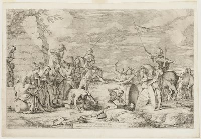 Smrt Atilia Regula od Salvator Rosa