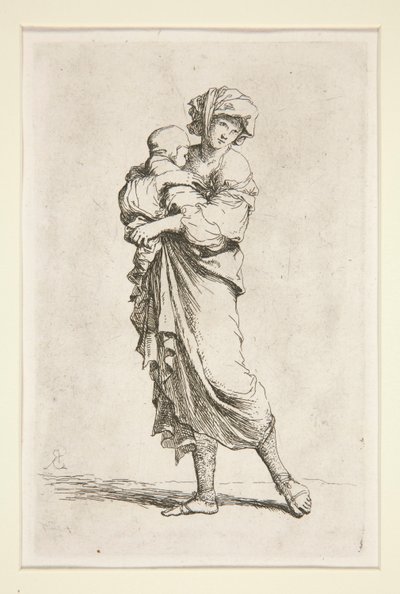 Rozmanitá figurka (Suita) od Salvator Rosa