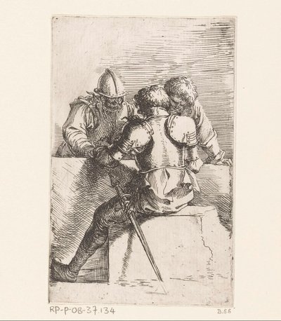 tři vojáci Malé figurky (název série) Figurka (název série) od Salvator Rosa