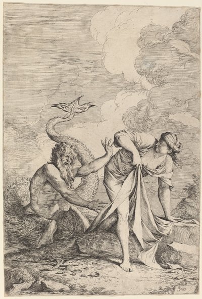 Glaucus a Scylla od Salvator Rosa