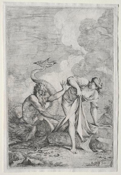 Glaucus a Scylla, c. 1661. od Salvator Rosa