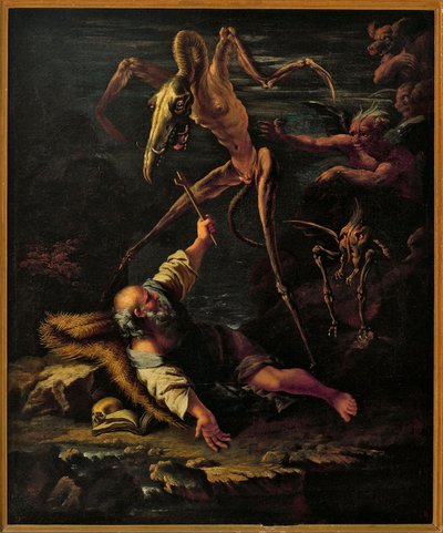 Itálie, Coldirodi, Pokušení svatého Antonína od Salvator Rosa