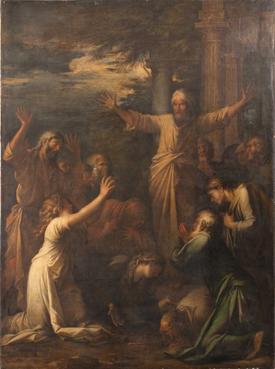 Jonáš káže lidu Ninive od Salvator Rosa
