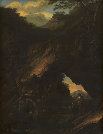Krajina s "Arco Naturale" od Salvator Rosa