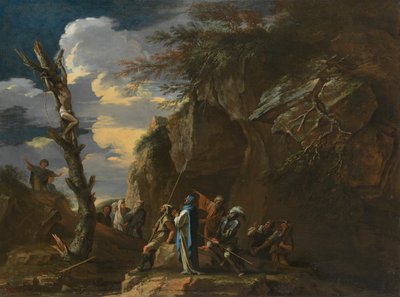 Polykratovo ukřižování od Salvator Rosa