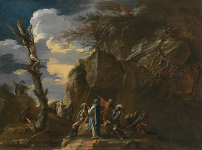 Polykratovo ukřižování, c. 1664. od Salvator Rosa