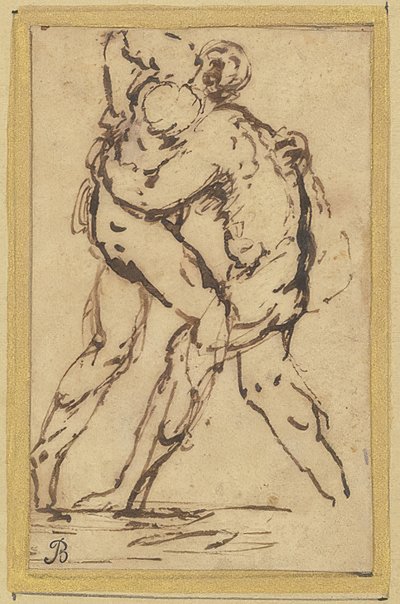 Ringkämpfer od Salvator Rosa