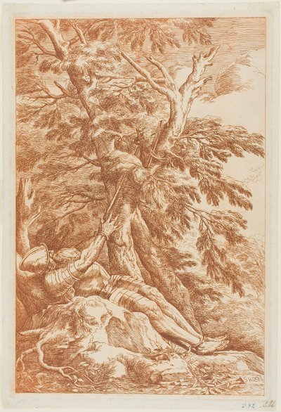 Svatý Vilém z Malevalu od Salvator Rosa