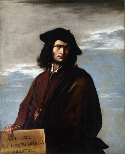Autoportrét, cca 1645 (olej na plátně) od Salvator Rosa