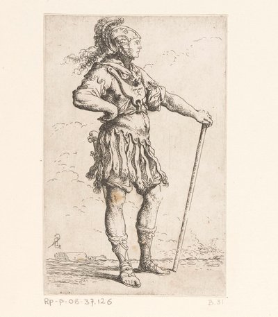 Voják s holí Malé figurky (název série) Figurka (název série) od Salvator Rosa