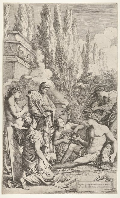 Génius Salvator Rosa, ca. 1662. od Salvator Rosa