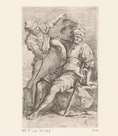 Dva vojáci Malé figurky (název série) Figurka (název série) od Salvator Rosa