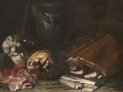Vanitas – zátiší od Salvator Rosa