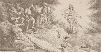Vzkříšení Lazara, 1645. od Salvatore Castiglione