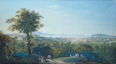 Neapol z Capodimonte Scudillo (akvarel) od Salvatore Fergola