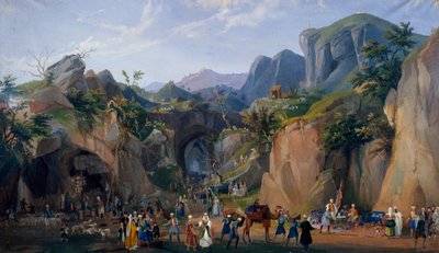 Výjev z královského betlému Ferdinanda II od Salvatore Fergola