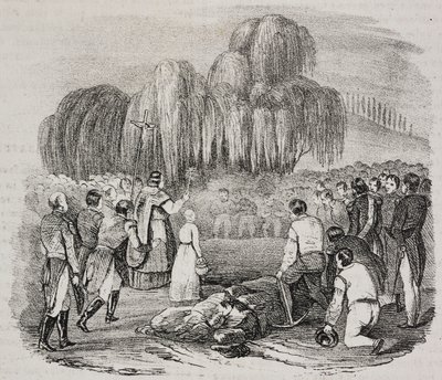 Pohřeb Napoleona Bonaparta na ostrově Svatá Helena, 9. května od Salvatore Puglia