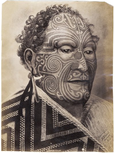 Tamati Waka Nene, c.1880 (tisk alba) od Sam Stuart