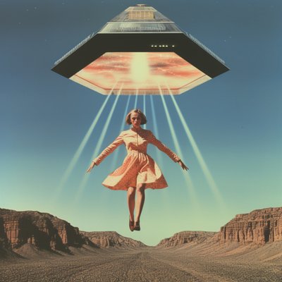 Únos UFO v poušti od Samantha Hearn