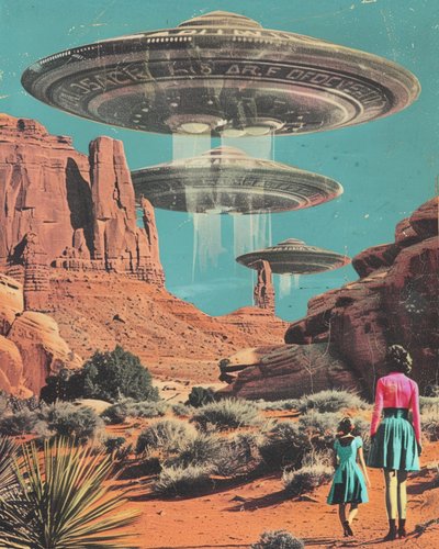 Setkání s UFO v poušti od Samantha Hearn