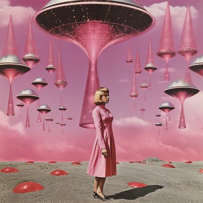 Retro sci-fi sen od Samantha Hearn