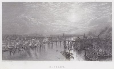 Glasgow (rytina) od Samuel (after) Bough