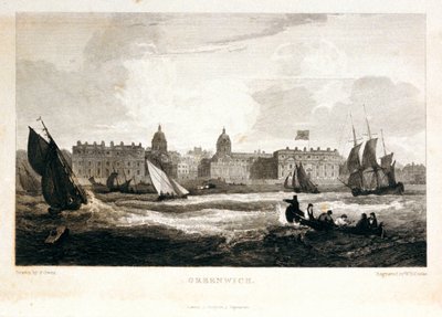 Greenwich [Greenwichská nemocnice] od Samuel (after) Owen
