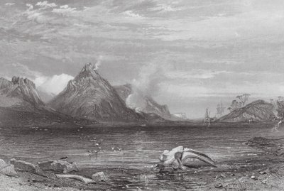 Austrálie: Stará velrybářská stanice (rytina) od Samuel (after) Prout