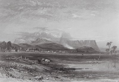 Austrálie: Perth, Tasmánie (rytina) od Samuel (after) Prout