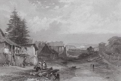 Austrálie: Old Tank Stream, Sydney (rytina) od Samuel (after) Prout